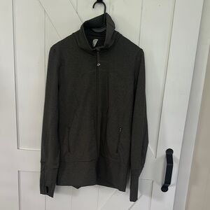 Lululemon Women’s High Neck Define Jacket, Charcoal Grey, Size 10